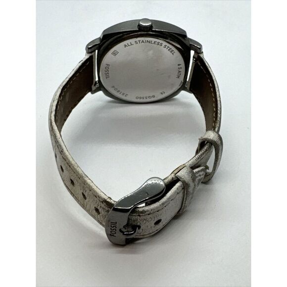 Fossil BQ3360 Women's White Leather Strap Analog Dial Quartz Wrist Watch JNA349 - Picture 9 of 11